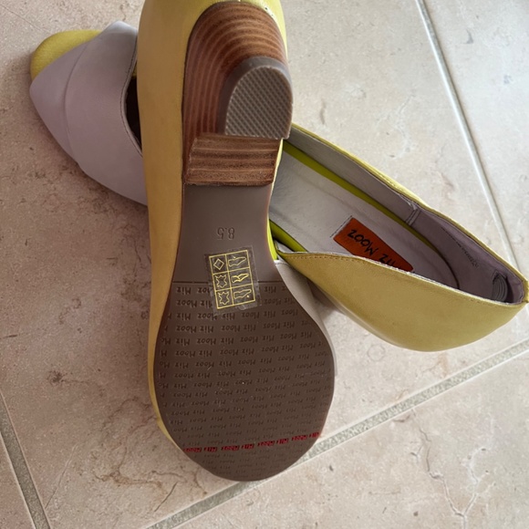 NWT Miz Mooz Warby Women’s Designer Heels in Citron, Size 8.5 - Picture 4 of 7